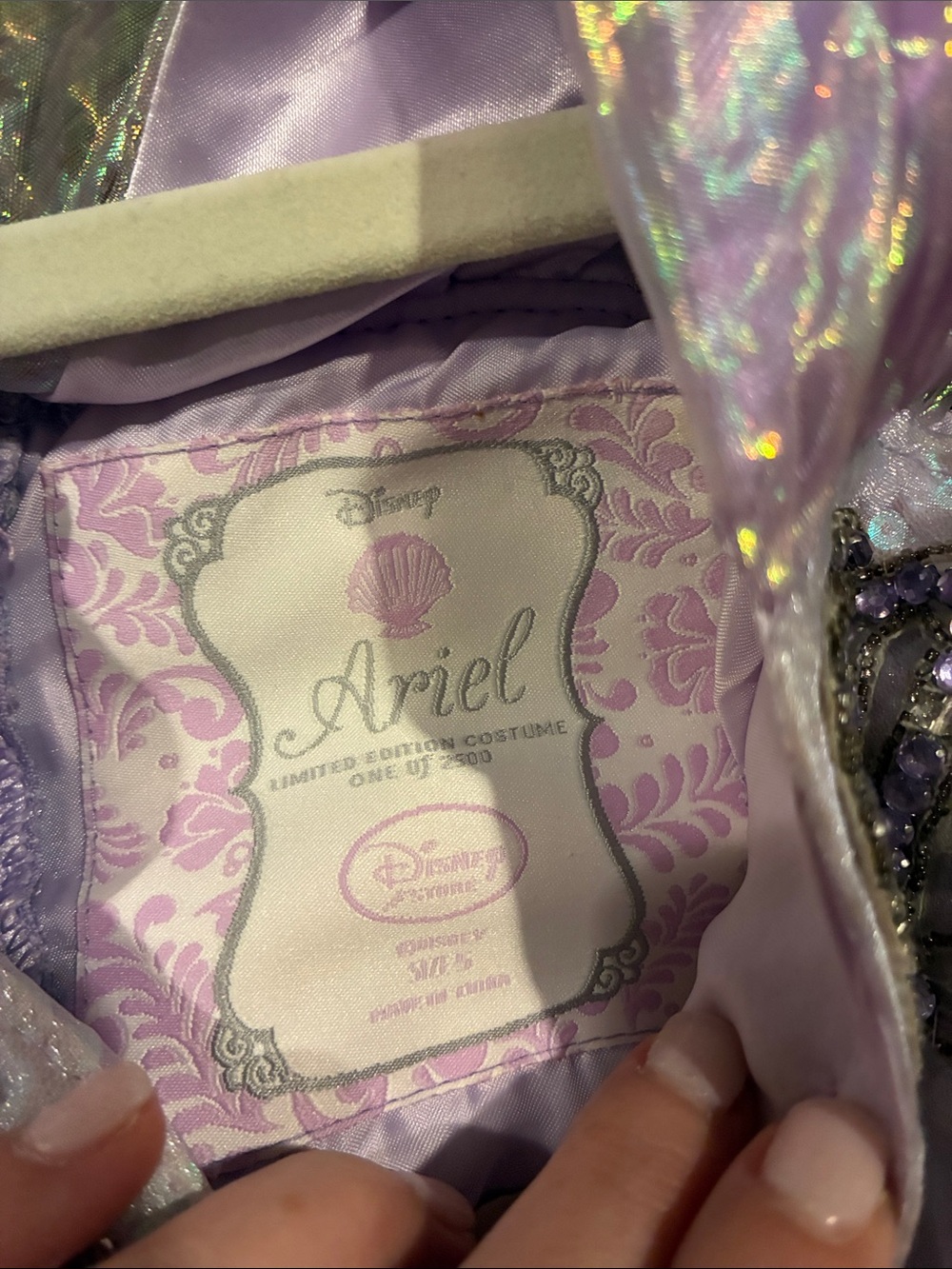 Disney Store Limited Edition 1 of 2500 Ariel costume - Picture 3 of 10